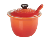 Pote Para Condimento Indiano Açucareiro Laranja Le Creuset - Ela Decora